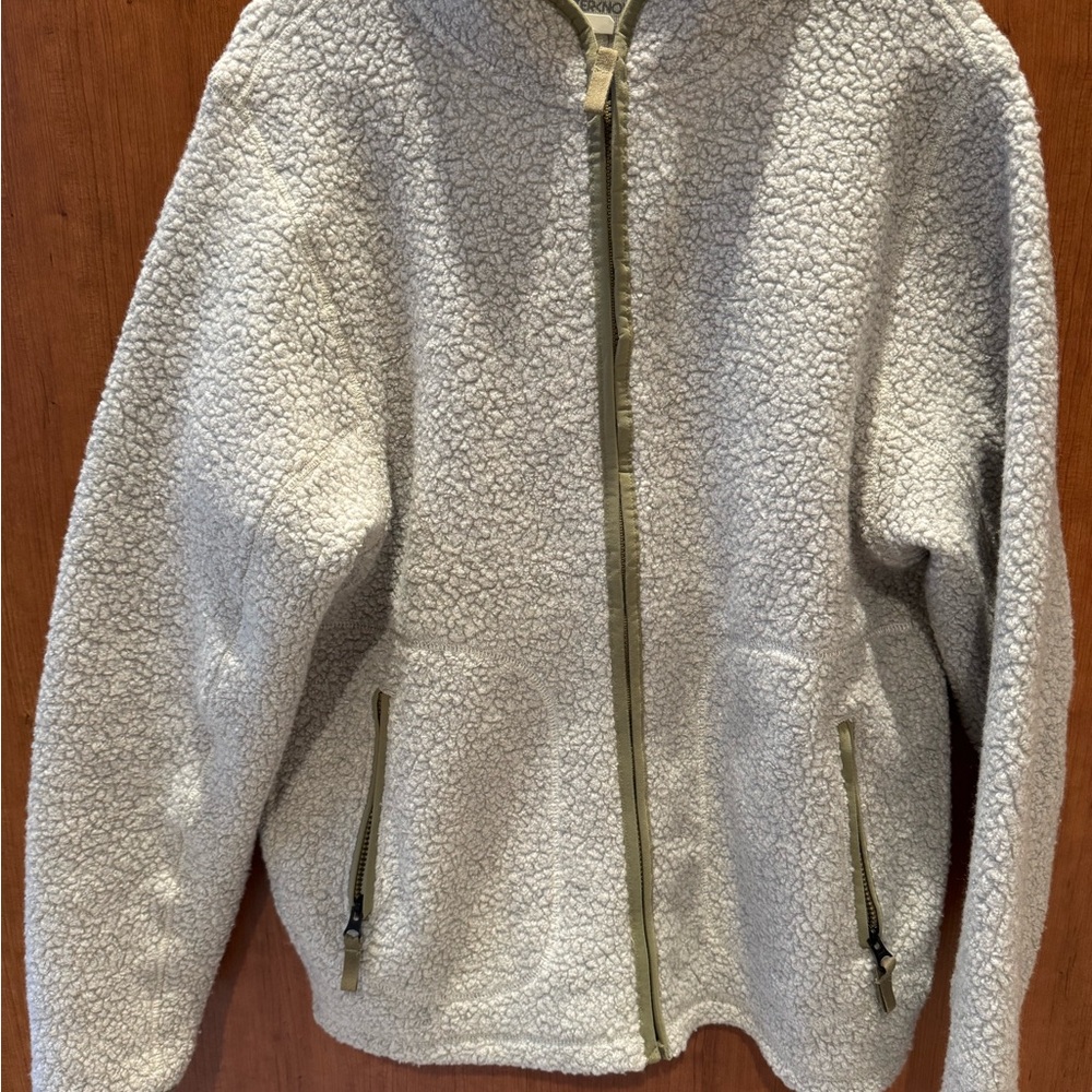 Outerknown Woolaroo Fleece Jacket - Medium - Heather Natural